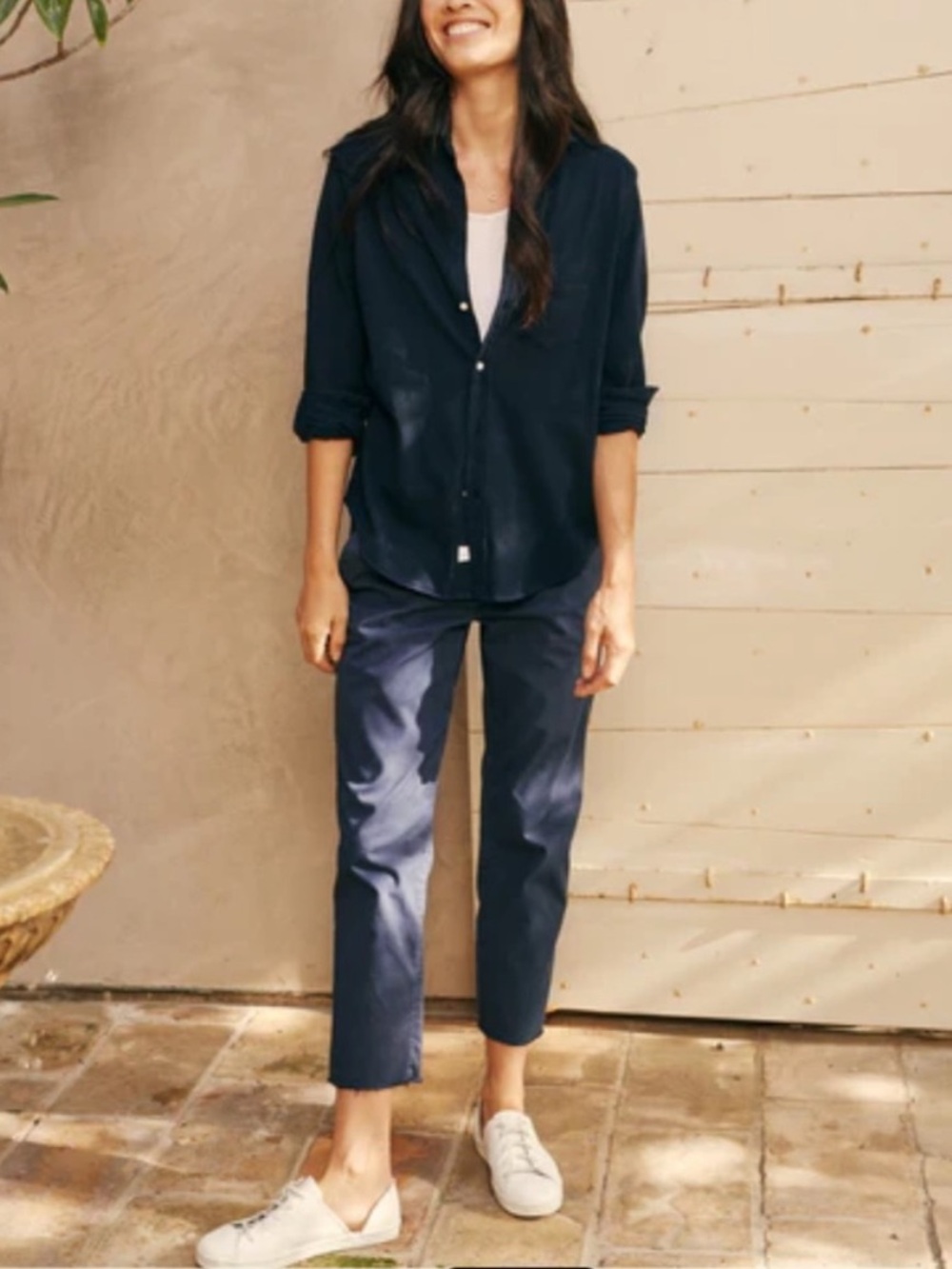 Frank & Eileen Pants Wicklow Chino in Vintage Navy Blue